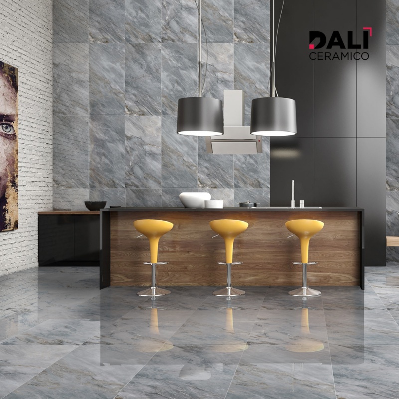 Mist Blue || 600x1200 mm || Crystal Glass Polished Trending Tiles in USA 