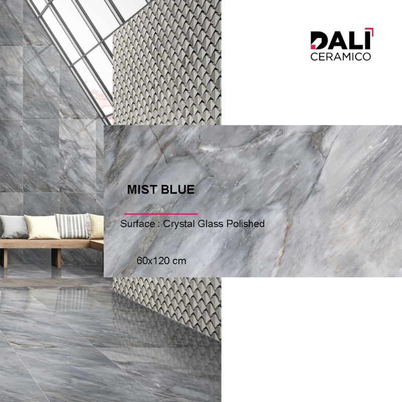 Mist Blue || 600x1200 mm || Crystal Glass Polished Trending Tiles in USA 